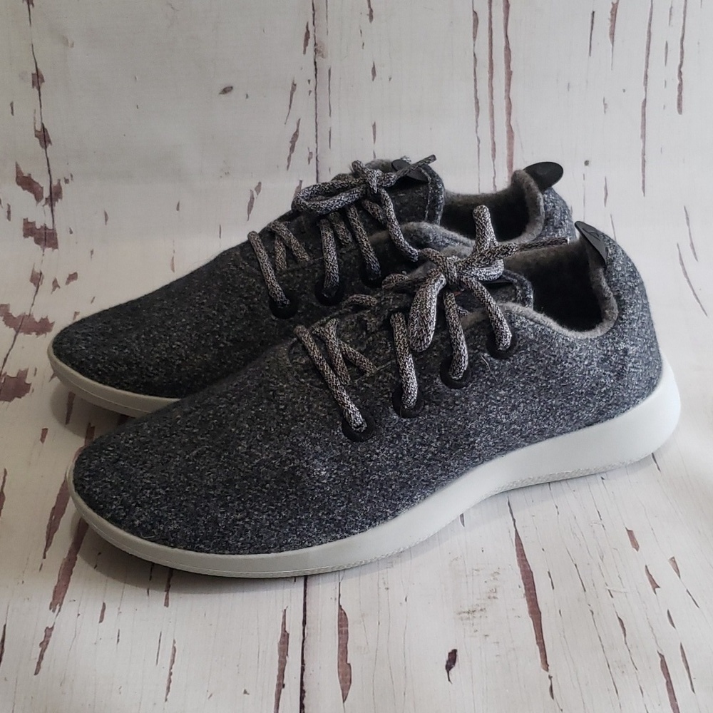 Allbirds 8 mens gray merino casual shoes - Picture 5 of 8